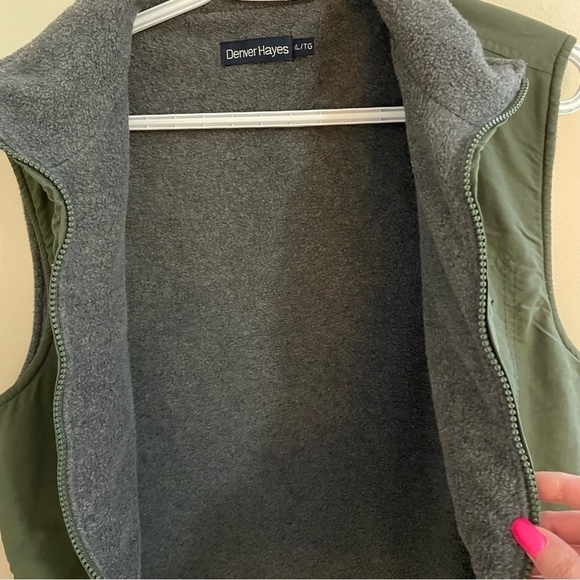 𝅺DENVER Haynes Military Tackle Fleece Lined Drawstring Multi Pocket Vest - Picture 3 of 13